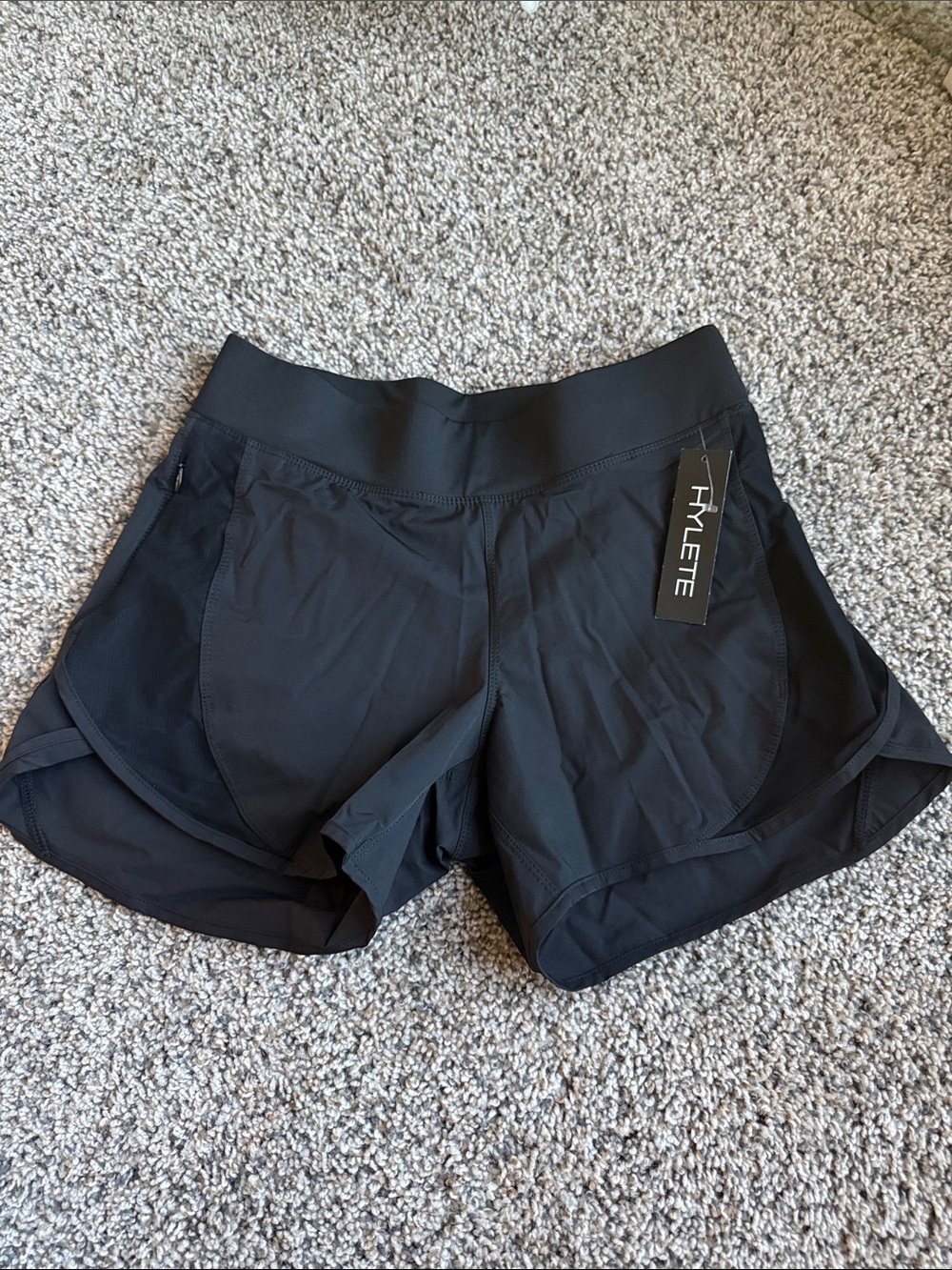 Hylete Women's Black Athletic Running Shorts
